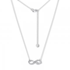 Infinity Love Necklace Sterling Silver