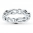 Stackable Ring Carved Band Sterling Silver