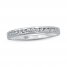 Diamond Anniversary Ring 1/6 ct tw Round-cut 10K White Gold