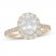 Neil Lane Diamond Engagement Ring 2-1/8 ct tw Oval/Round 14K Yellow Gold