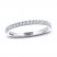 THE LEO Legacy Lab-Created Diamond Wedding Band 1/4 ct tw Round-cut 14K White Gold