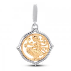 True Definition Virgo Zodiac Charm Sterling Silver/10K Yellow Gold