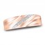 Men's Diamond Wedding Band 10K Rose Gold