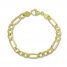 8" Figaro Link Bracelet 14K Yellow Gold Appx. 3.2mm