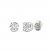 Lab-Created Diamonds by KAY Stud Earrings 3/4 ct tw Round-Cut 14K White Gold