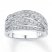 Diamond Ring 1/3 ct tw Round-cut Sterling Silver