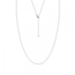 16" Adjustable Box Chain 14K White Gold Appx. .55mm