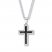 Men's Cross Necklace Stainless Steel