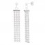 Diamond-cut Dangle Earrings Sterling Silver