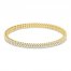 Diamond Fashion Bracelet 3 ct tw 10K Yellow Gold 7"