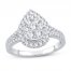 Diamond Engagement Ring 1 ct tw Round-cut 14K White Gold