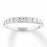 Diamond Anniversary Band 1/2 ct tw Round-cut 14K White Gold