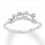 Capricorn Zodiac Ring 1/10 ct tw Diamonds Sterling Silver