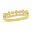 Diamond Anniversary Ring 1/6 ct tw Round-cut 10K Yellow Gold