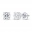 Lab-Created Diamonds by KAY Solitaire Earrings 1-1/2 ct tw 14K White Gold