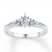 Diamond Promise Ring 1/5 carat tw Sterling Silver