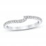 Diamond Wedding Band 1/6 ct tw Round-cut 14K White Gold