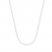 Cable Chain Necklace 14K White Gold 18" Length