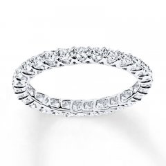 Diamond Eternity Ring 1 ct tw Round-cut 14K White Gold