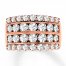 Diamond Anniversary Band 3 ct tw 14K Rose Gold