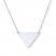 Triangle Necklace Sterling Silver