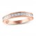 Diamond Wedding Band 3/4 ct tw Princess-cut 14K Rose Gold