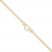 Heart Anklet 14K Yellow Gold