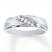 Men's Diamond Band 1/8 ct tw Round-cut 10K White Gold