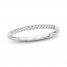 Diamond Wedding Band 1/15 ct tw Round-cut 14K White Gold