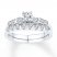 Diamond Bridal Set 1/2 carat tw 10K White Gold