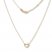 Heart Necklace 14K Yellow Gold 16"-18" Adjustable