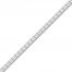 Diamond Bracelet 1/6 ct tw Round-cut Sterling Silver 7.5"