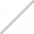 Diamond Bracelet 1/6 ct tw Round-cut Sterling Silver 7.5"