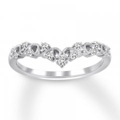 Diamond Anniversary Band 1/6 ct tw Round-cut 14K White Gold