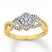 Diamond Ring 1/4 ct tw Round-cut 10K Yellow Gold