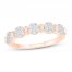 Diamond Anniversary Ring 1/4 ct tw Round-cut 10K Rose Gold