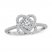 Center of Me Diamond Ring 1/2 ct tw 10K White Gold