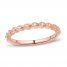 Diamond Wedding Band 1/20 ct tw 10K Rose Gold