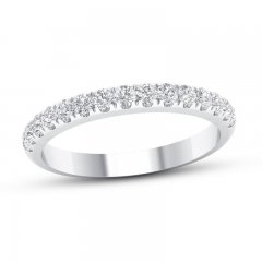 Certified Diamond Anniversary Band 1/2 ct tw 14K White Gold