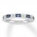 Neil Lane Sapphire Anniversary Band 1/6 ct tw Diamonds 14K Gold