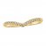 Diamond Contour Ring 1/10 ct tw Round-cut 10K Yellow Gold