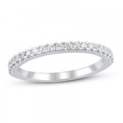 Lab-Created Diamonds by KAY Anniversary Ring 1/4 ct tw Round-cut 14K White Gold