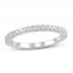 Lab-Created Diamonds by KAY Anniversary Ring 1/4 ct tw Round-cut 14K White Gold