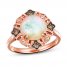 Le Vian Opal Ring 1/8 ct tw Diamonds 14K Strawberry Gold