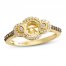 Le Vian Bridal Semi-Mount Ring 1/3 ct tw Diamonds 14K Honey Gold