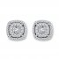 Diamond Earrings 1/4 ct tw Round-cut 10K White Gold