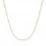 Cable Chain Necklace 14K Yellow Gold 20" Length