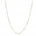 Beaded Cable Chain Necklace 14K Yellow Gold 16" to 18" Adj