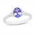 Tanzanite & 1/10 ct tw Diamond Ring 10K White Gold