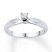 Diamond Promise Ring 1/8 ct tw Round-cut Sterling Silver